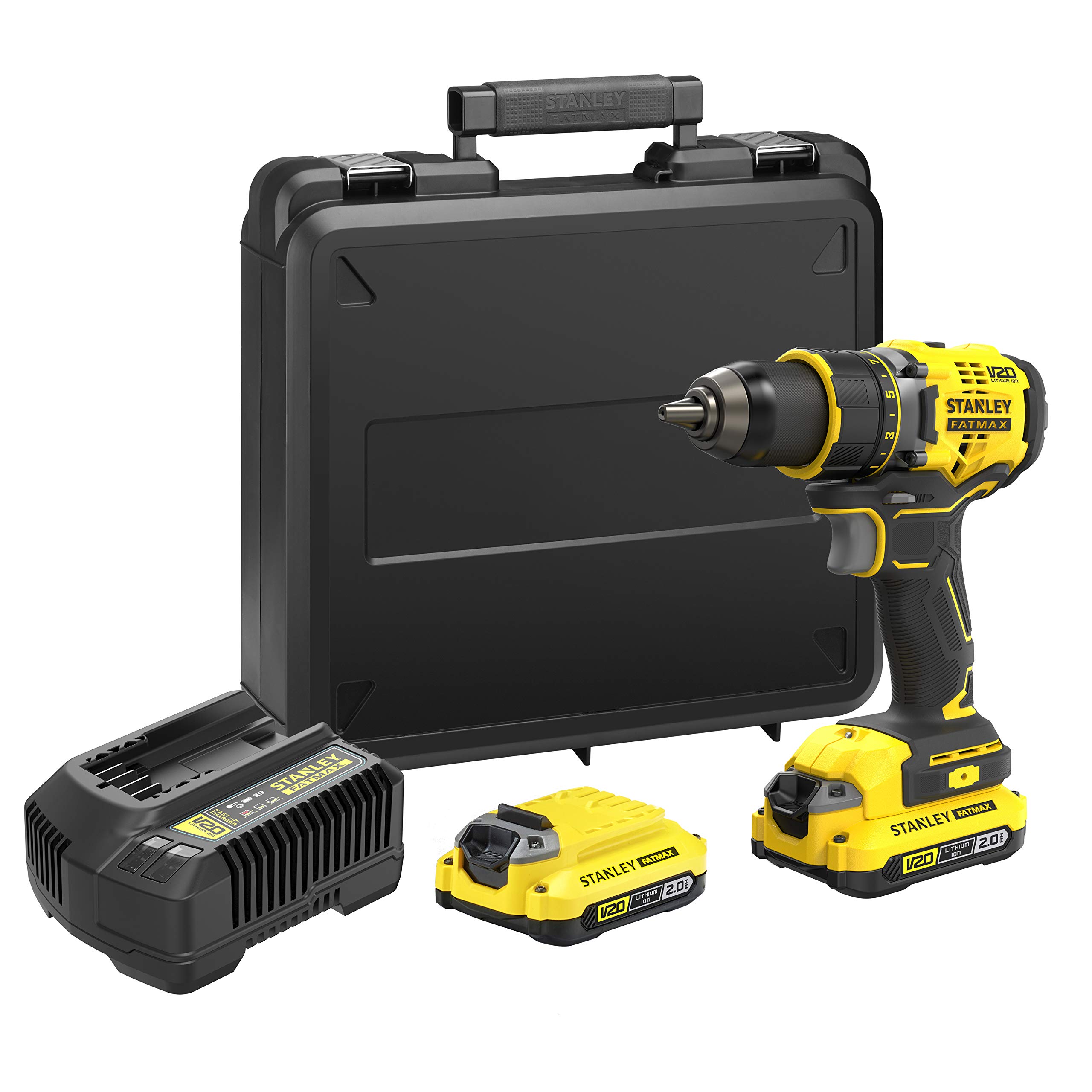 stanley-fatmax-sfmcd720d2k-qw-taladro-atornillador-v20-18v-brushless-80-nm image 1