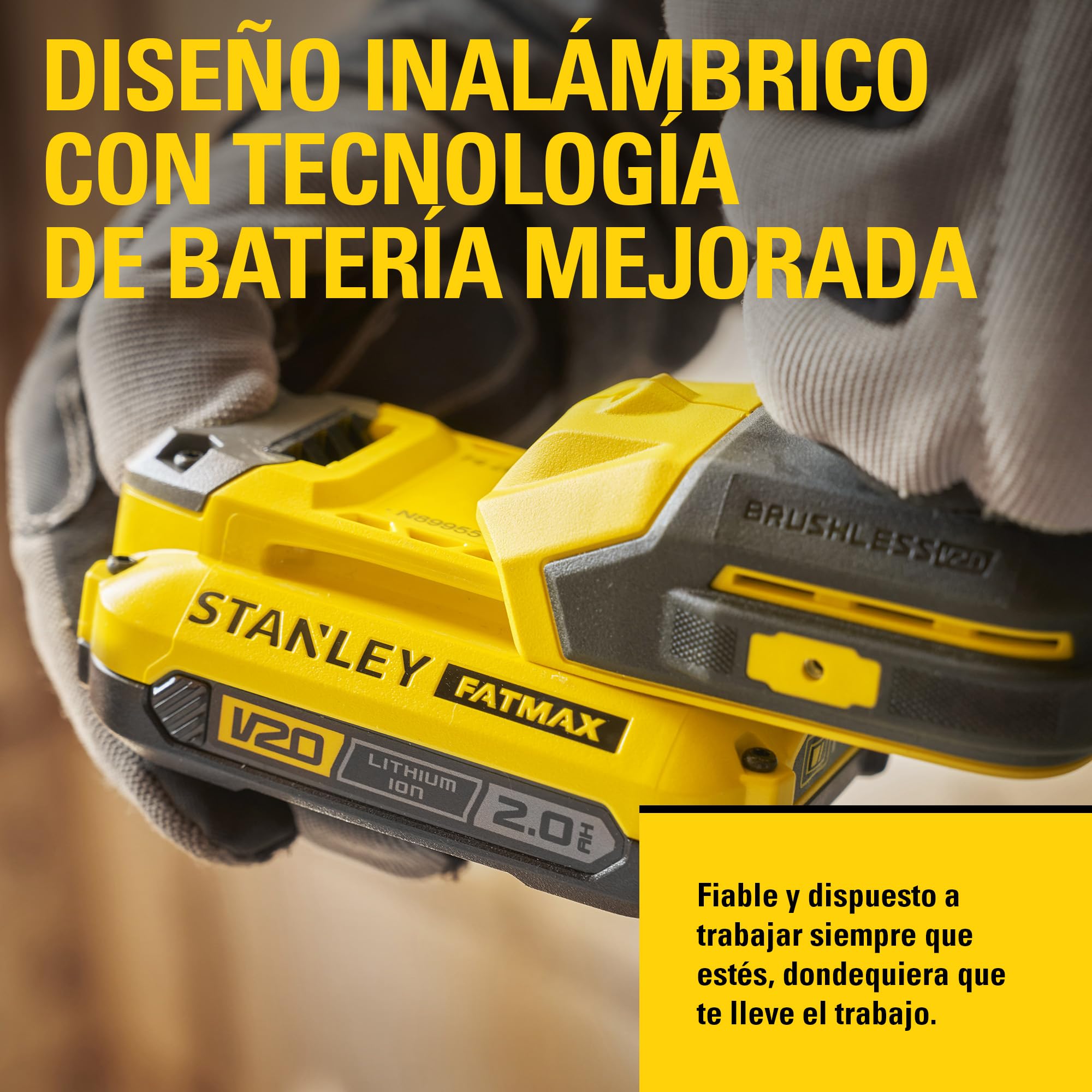 stanley-v20-taladro-percutor-sin-escobillas-18v-2-0ah-sfmcd716d2a-qw image 3