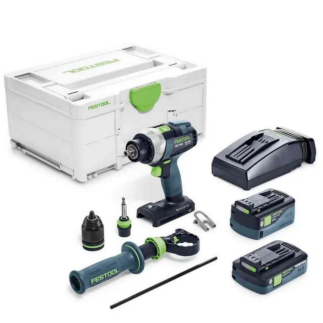 festool-tdc-18-4-quadrive-i-plus-taladro-atornillador-a-bater-a-18-v-con-2-bater image 1
