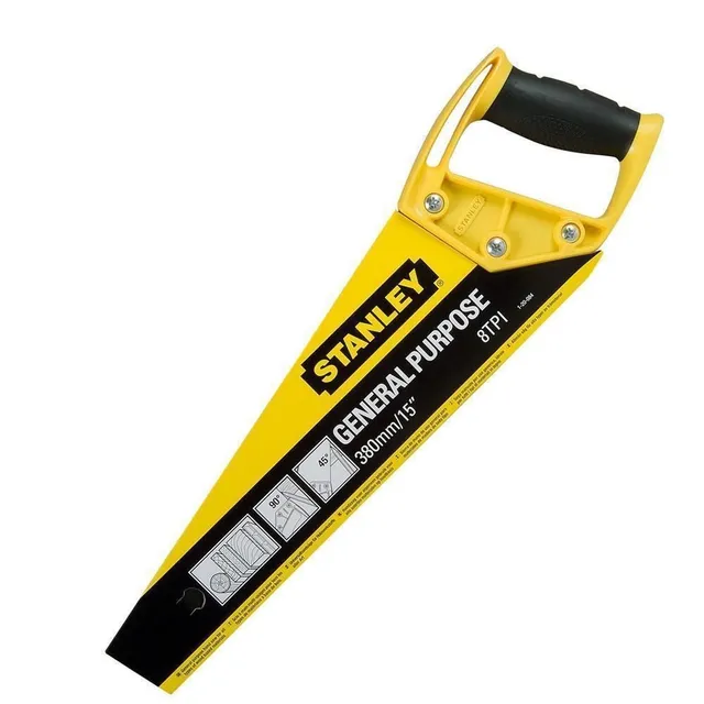 stanley-1-20-084-serrucho-380-mm-8-dpp-hoja-de-acero-pulido-dentado-triple-bisel image 1