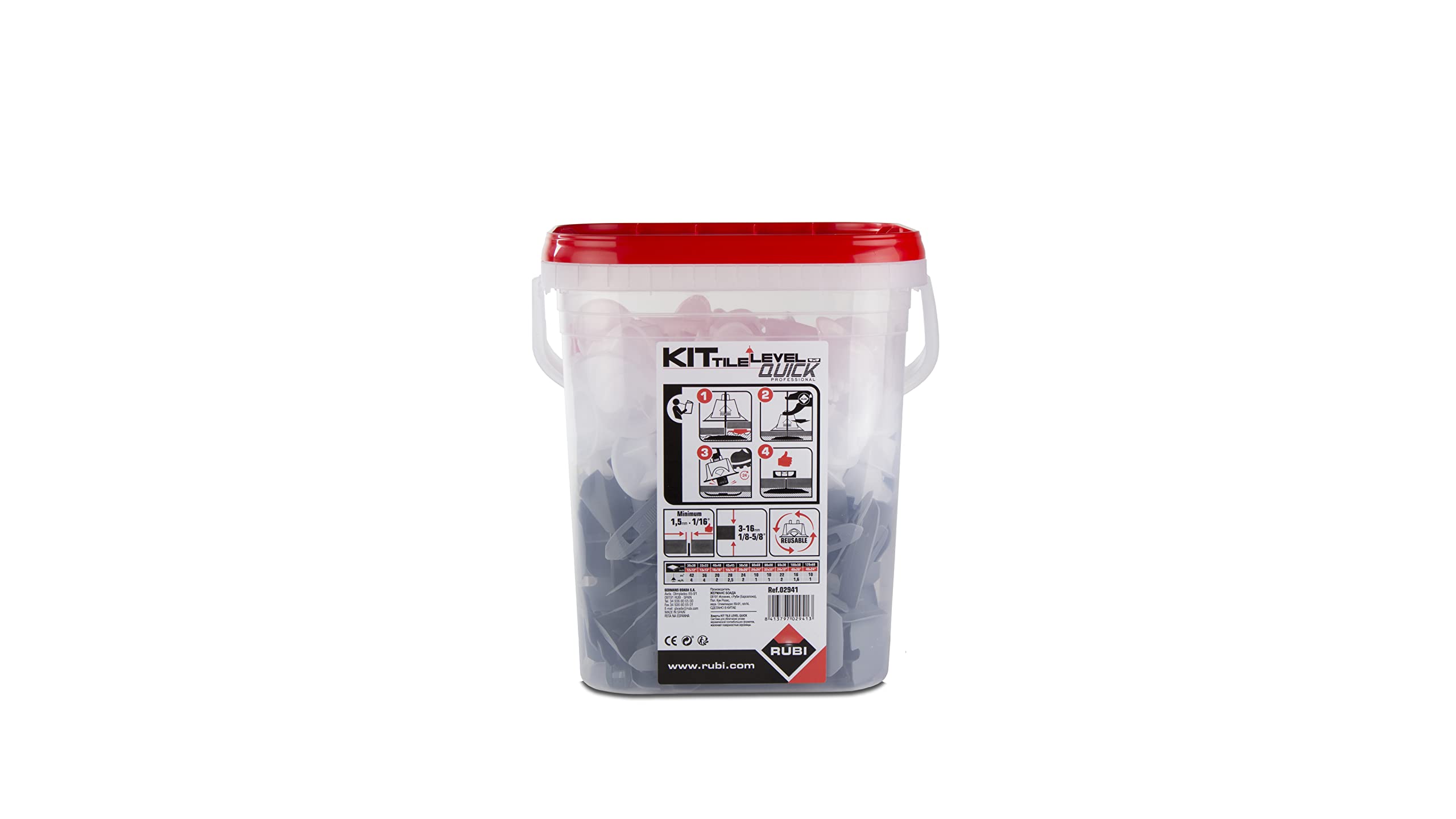 rubi-2941-kit-tile-level-quick-para-colocaci-n-de-baldosas-cer-micas-de-gran-for image 3